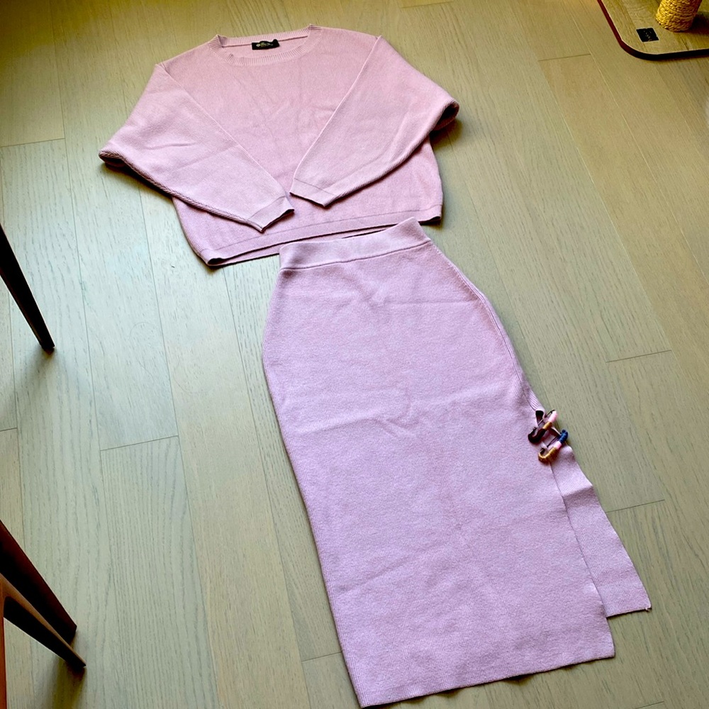 Loro Piana Knit Sweater & Skirt